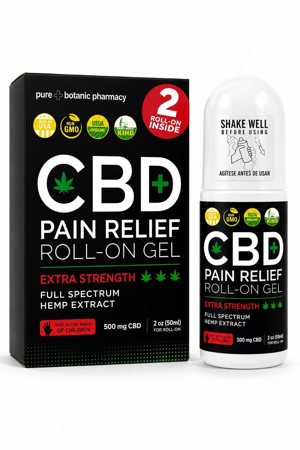 Roll On Doble CBD