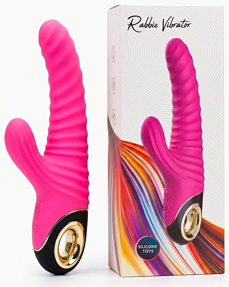 Vibrador rabbit de silicón